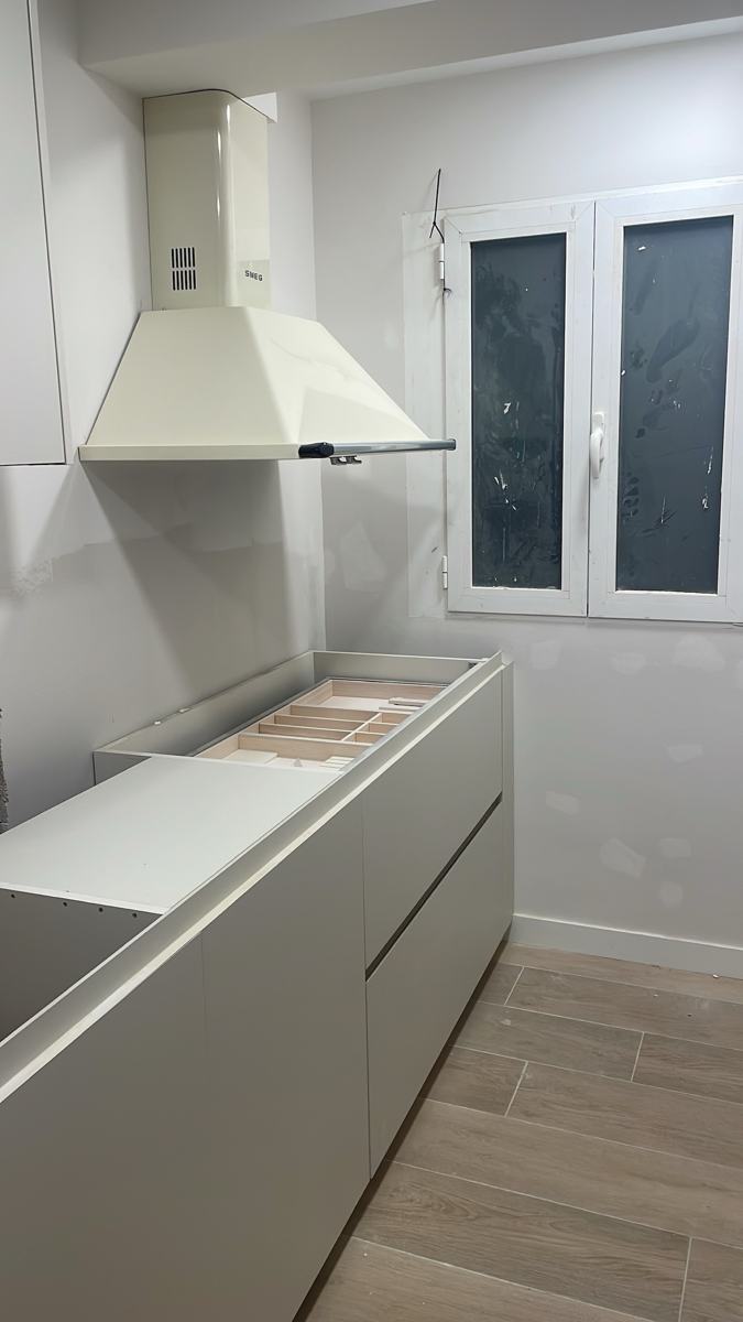 Montaje de una cocina
